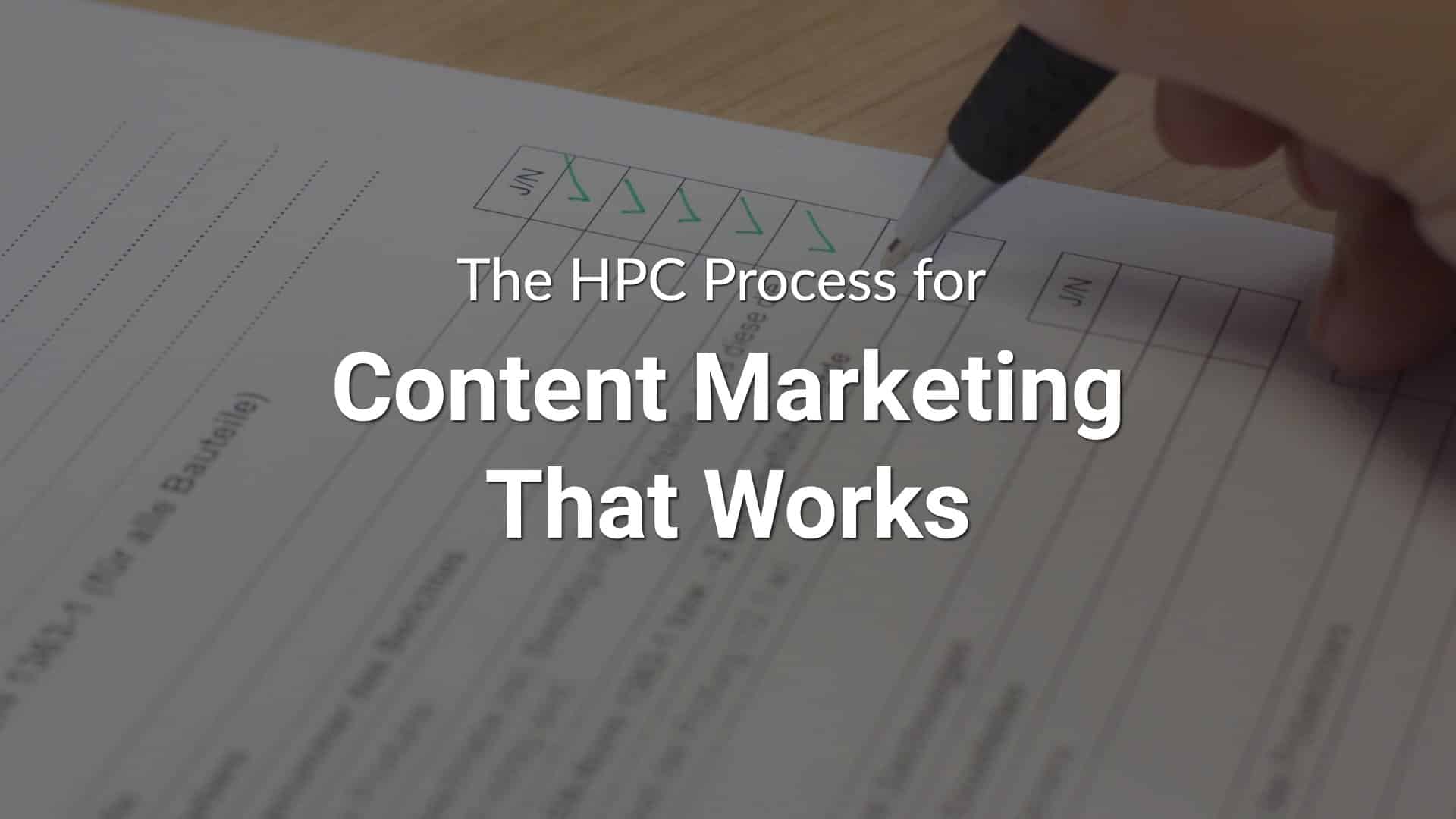 Content Marketing That Works