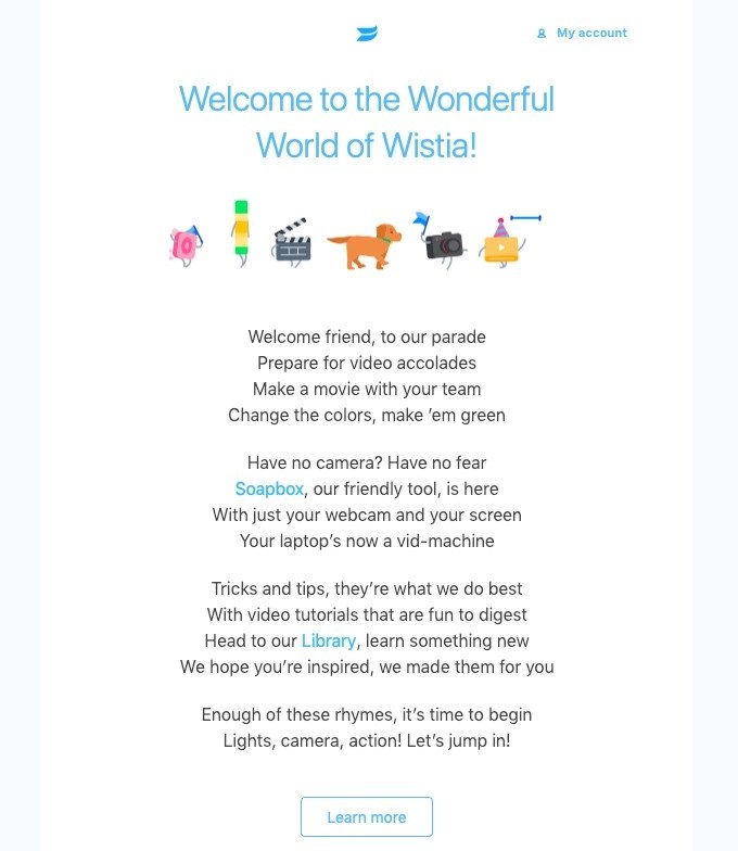 wistia email