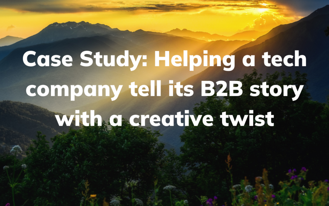 Blog 4 Case Study: Helping a popular cloud company tell its new B2B story with a creative twist