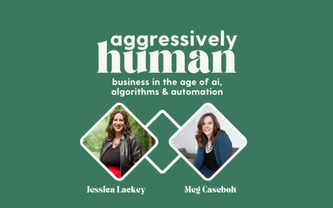 Blog 2 Talking trust and the risk of homogenized content on the Aggressively Human podcast